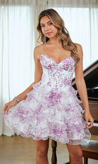 Amelia Couture Short Homecoming Dress 2069S