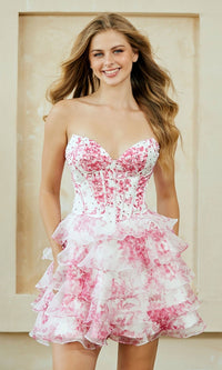 Amelia Couture Short Homecoming Dress 2069S