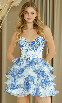 Amelia Couture Short Homecoming Dress 2069S