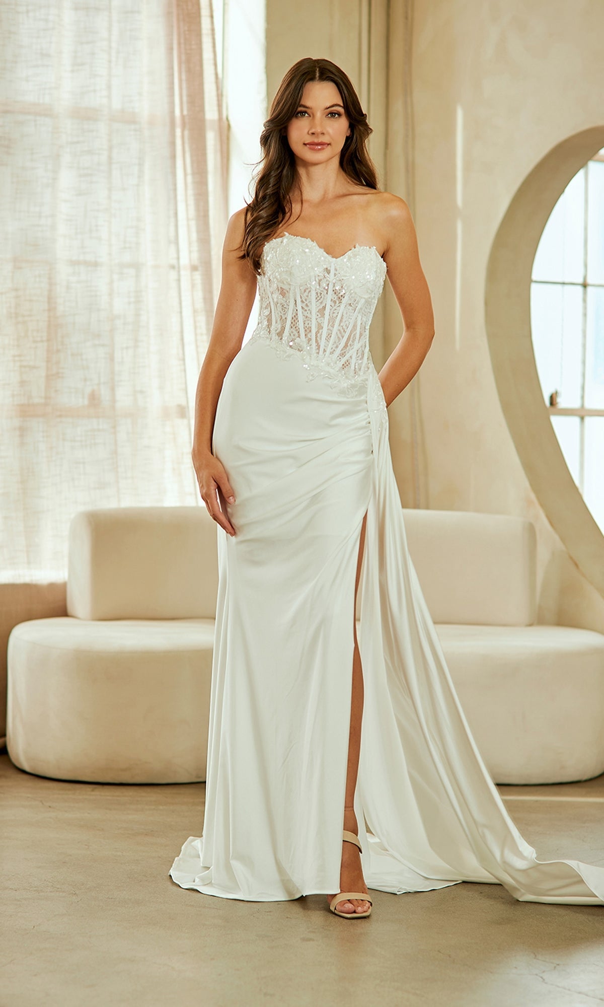 Amelia Couture Long Formal Dress 2076