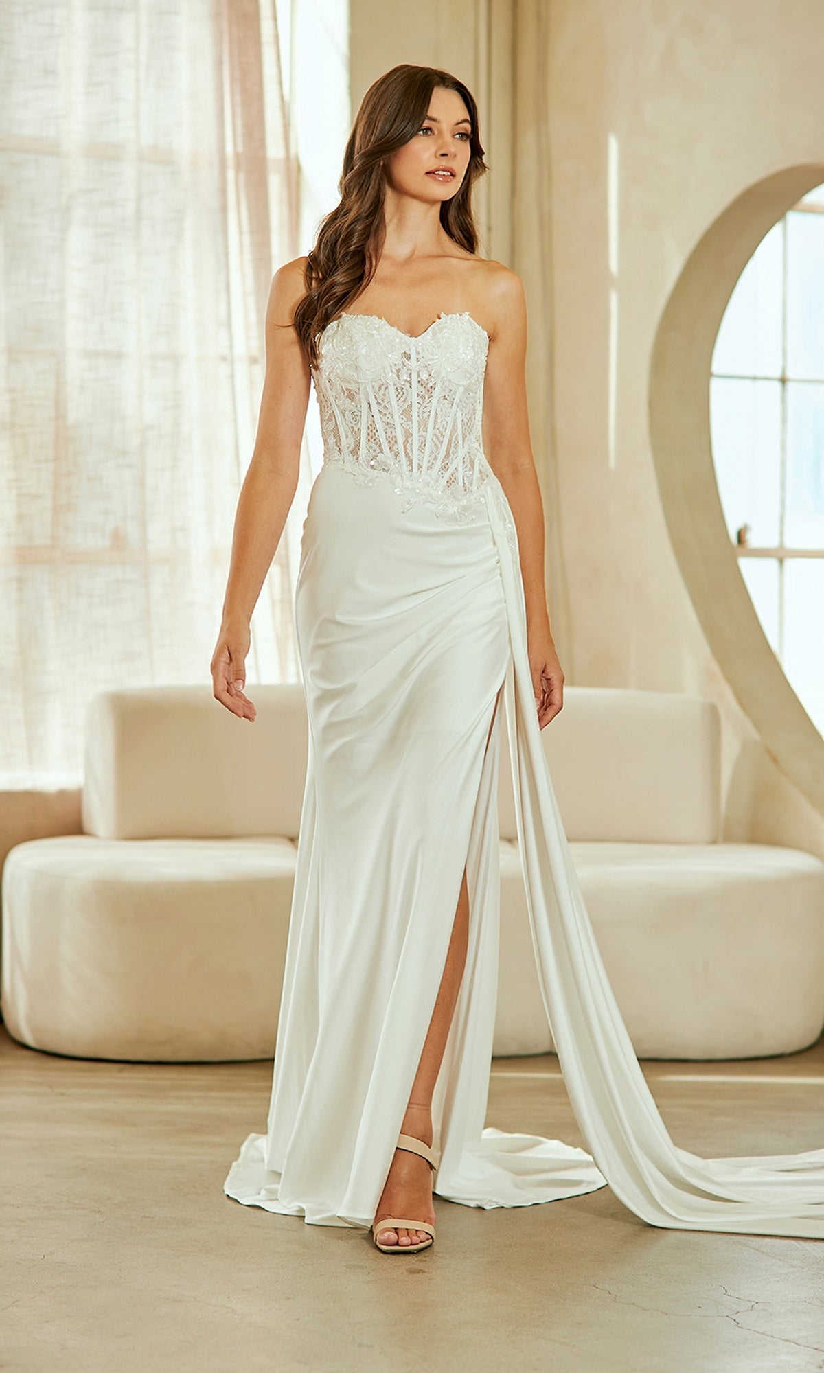 Amelia Couture Long Formal Dress 2076