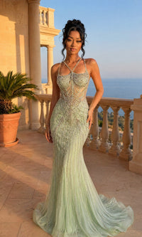 Sage Amelia Couture Long Prom Dress 2136-2134