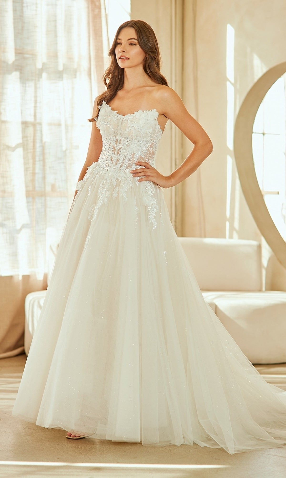 Amelia Couture Long Wedding Dress 2141