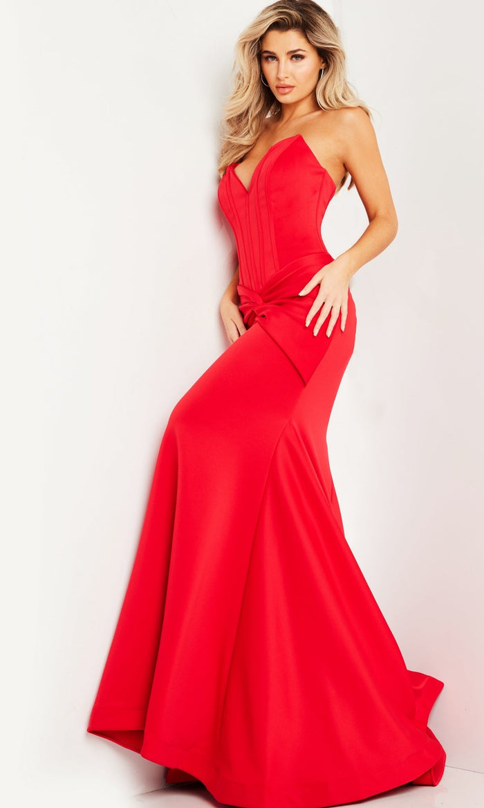 Red Formal Long Dress 23556 by Jovani