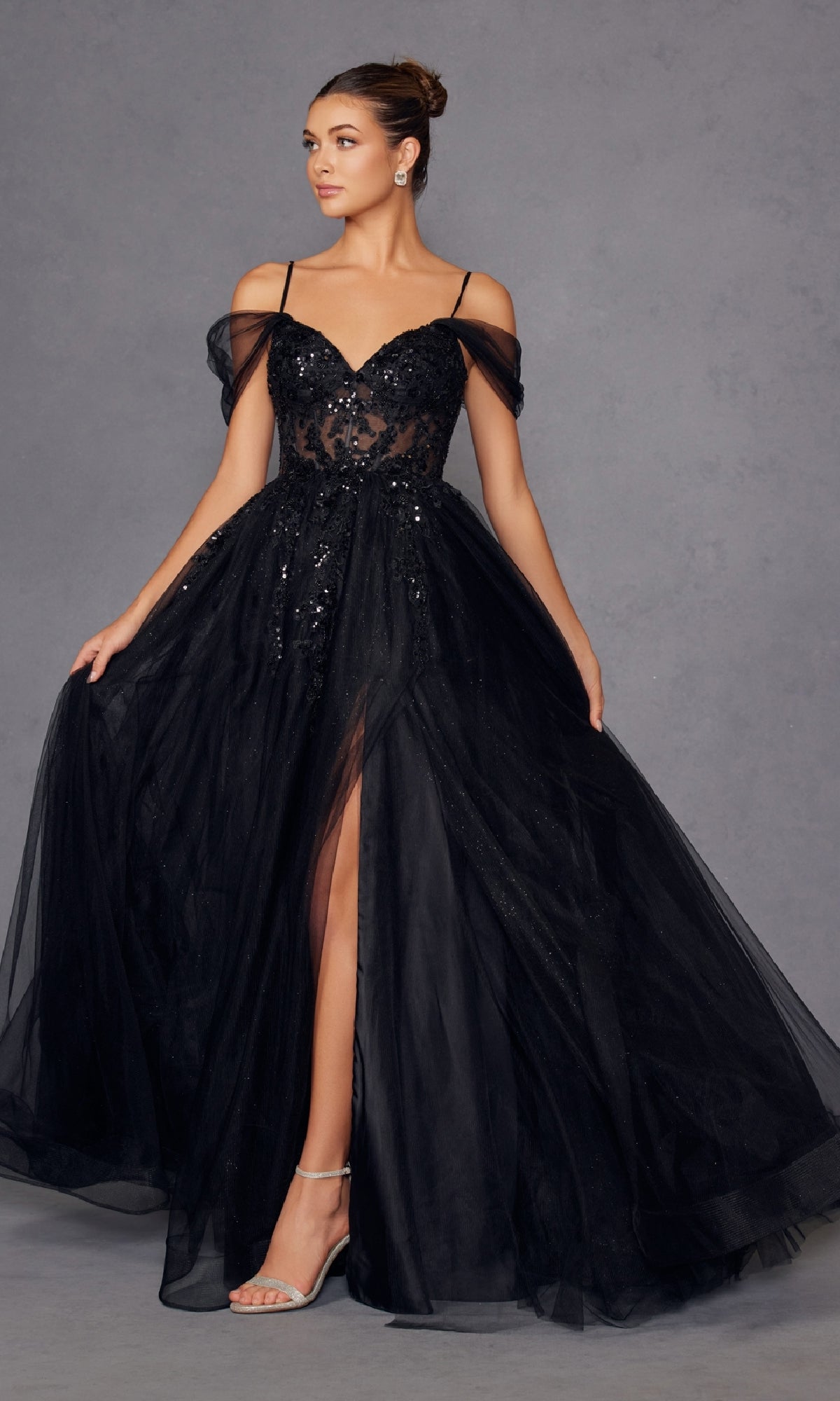 Juliet JT2466A Prom Dress - Black | NewYorkDress Juliet JT2466A Prom Dress - Black | NewYorkDress
