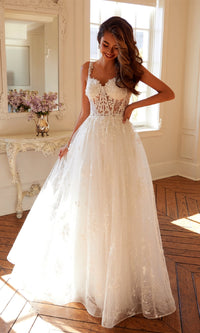 Off White Juliet Long Formal Dress jt2495aw