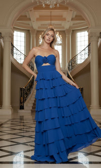 Royal Long Formal Dress 25012 by Poly USA - Image