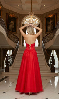 Poly USA Long Formal Dress 25036 - Image