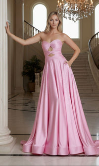 Pink Poly USA Long Prom Dress 25130 - Image
