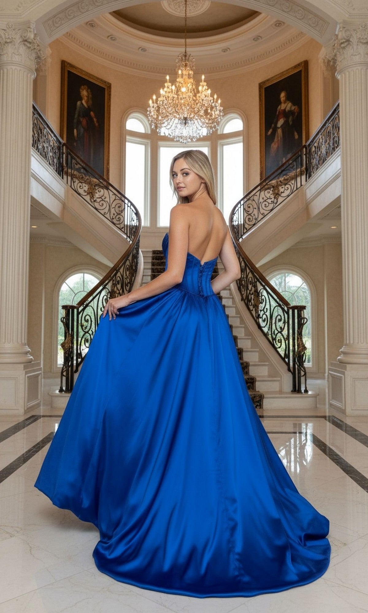 Long Formal Dress 25136 by Poly USA
