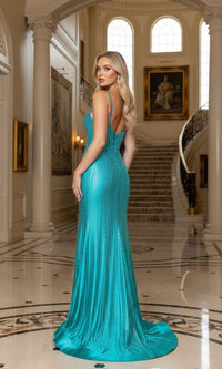 Poly USA Long Formal Dress 25150 - Image