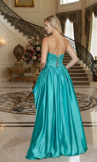 Poly USA Long Formal Dress 25156 - Image