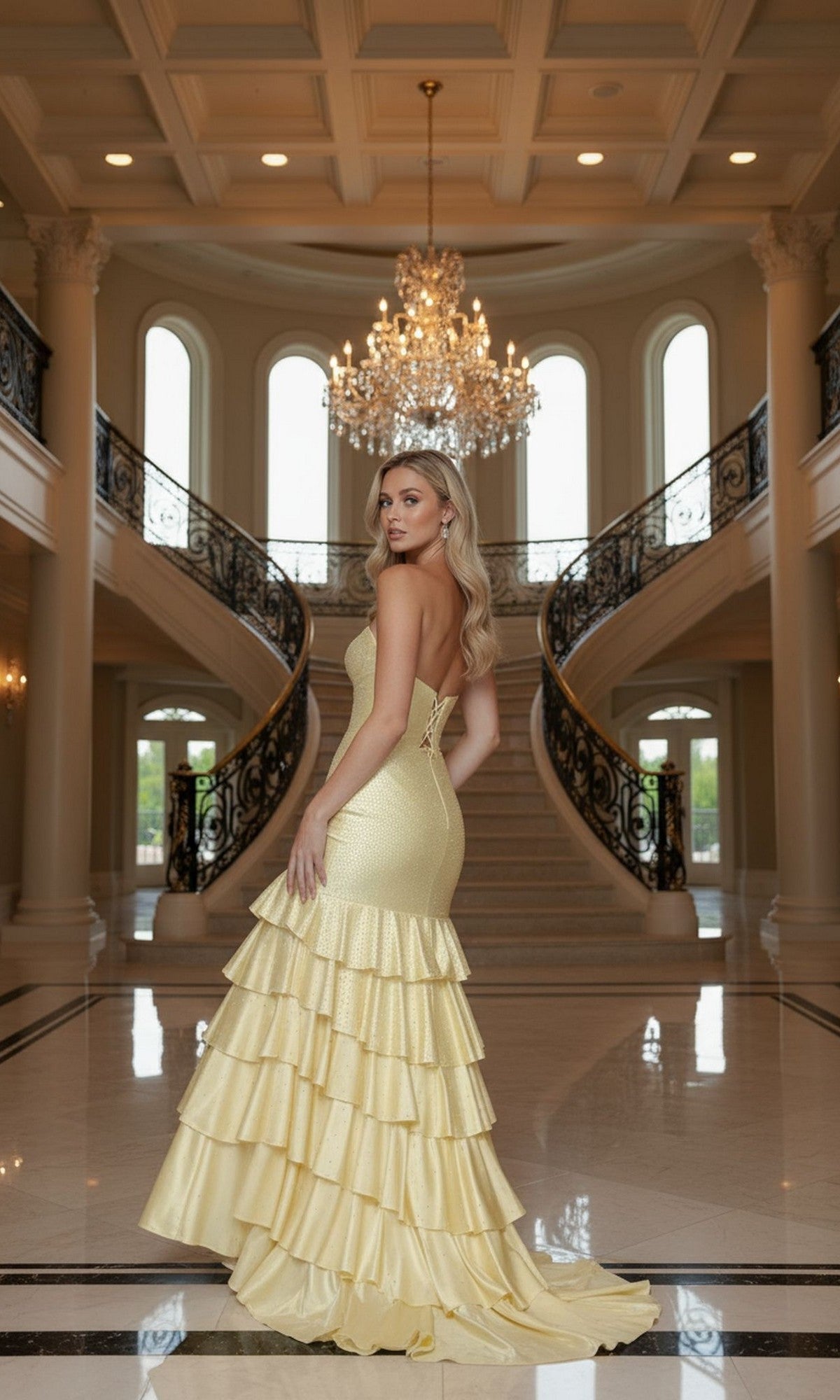 Long Prom Dress 25158 by Poly USA