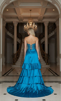 Poly USA Long Formal Dress 25162 - Image