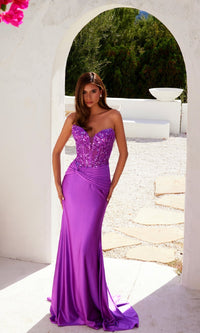 Magenta Juliet Long Formal Dress jt2534k