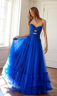 Royal Blue Juliet Long Formal Dress jt2561s