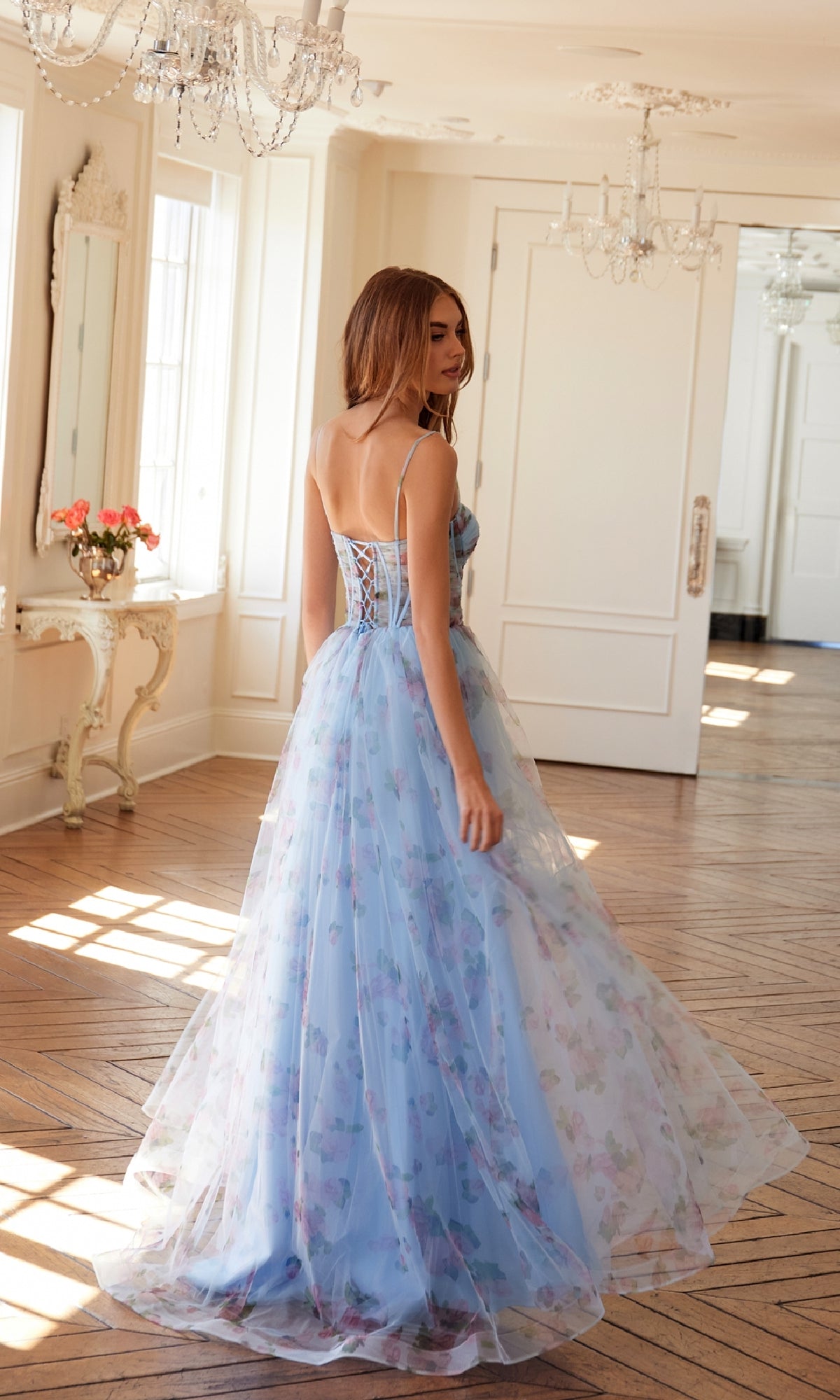 blue floral formal dresses Long Formal Dress jt2562s by Juliet