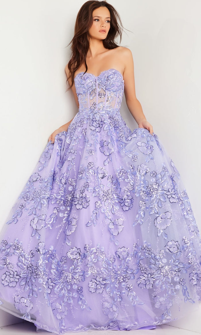 Lilac Formal Long Dress 26223 by Jovani