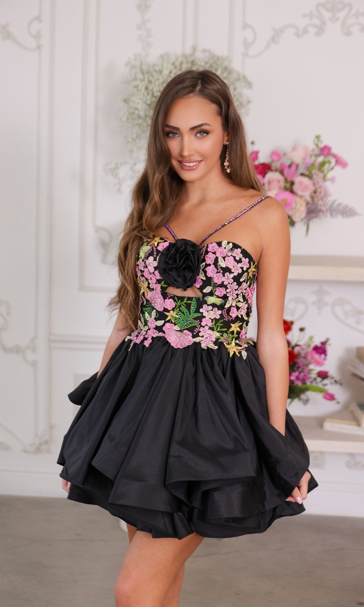 pink and black chiffon dress Lingerie Chiffon Slip Dress