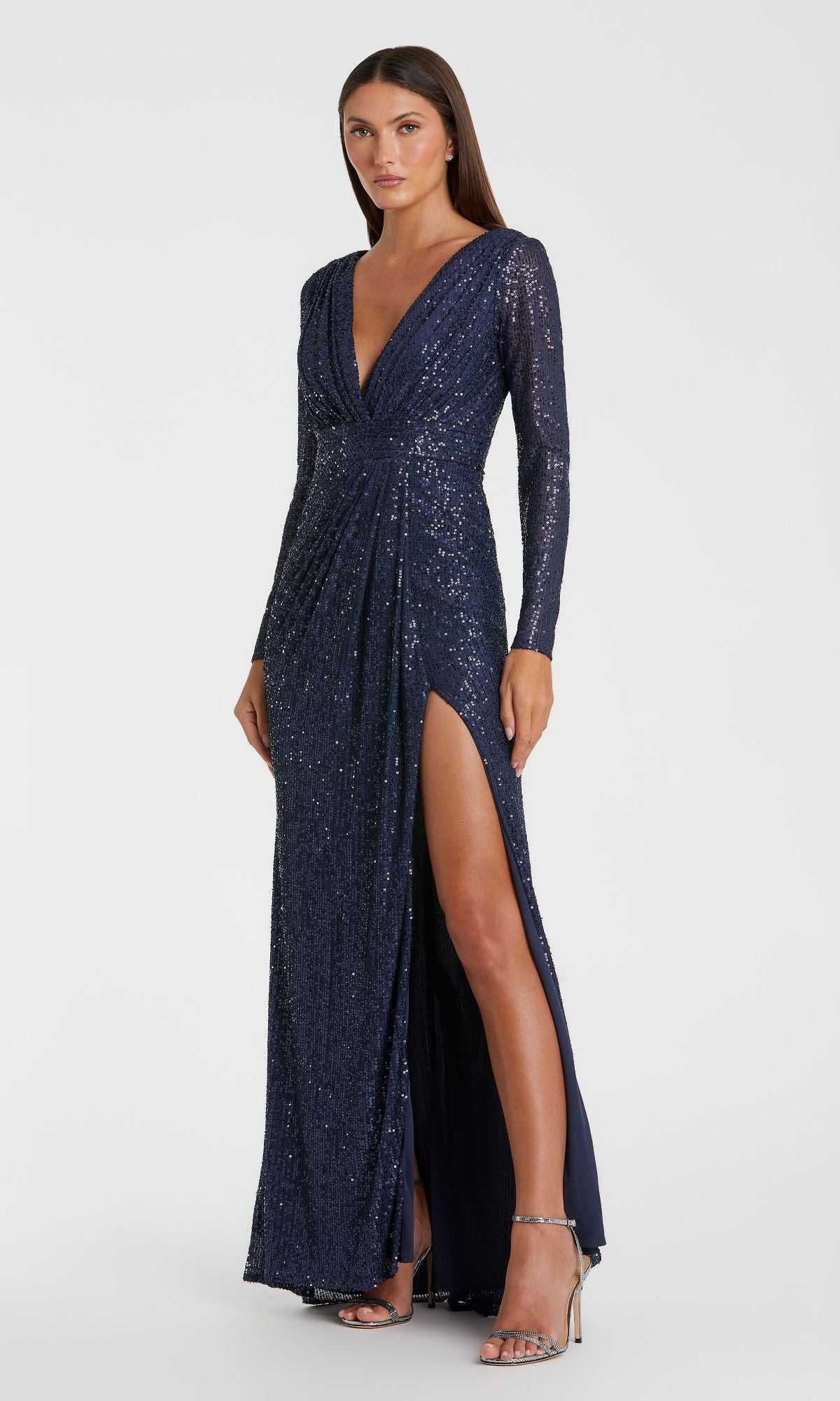 Midnight Mac Duggal Long Formal Dress 26490