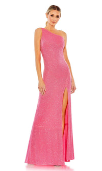 Pink Mac Duggal Long Formal Dress 26990