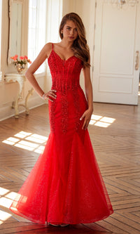 Red Juliet Long Formal Dress jt2883c