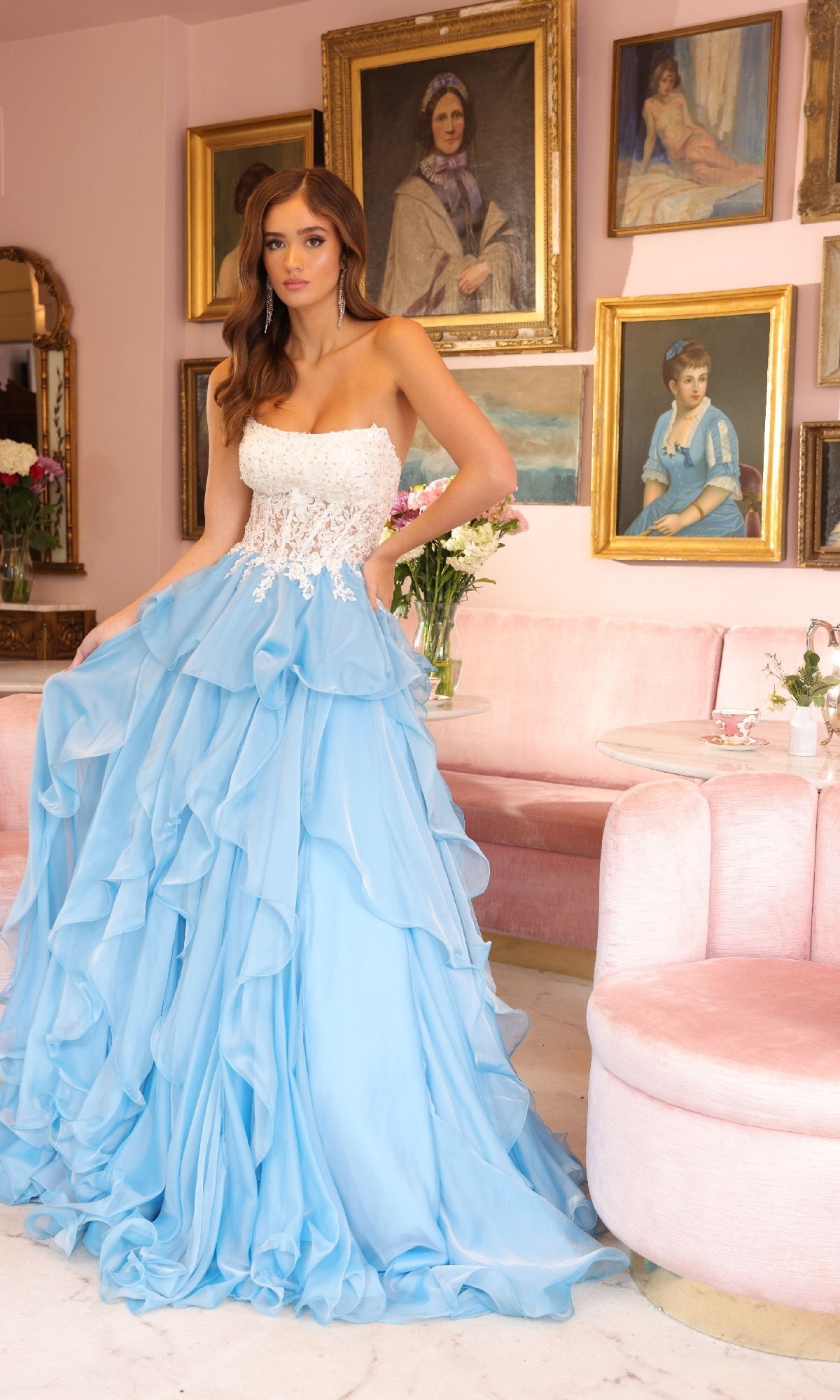 Ava Presley Long Formal Dress 29133 - Image