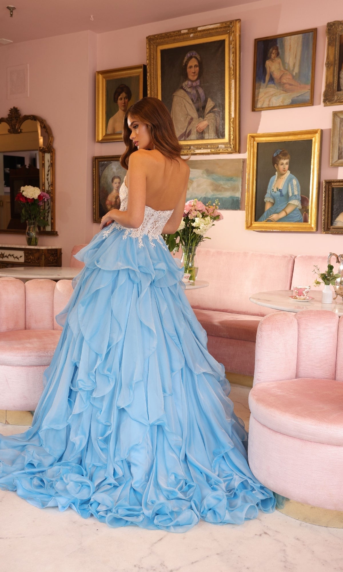 Ava Presley Long Formal Dress 29133 - Image