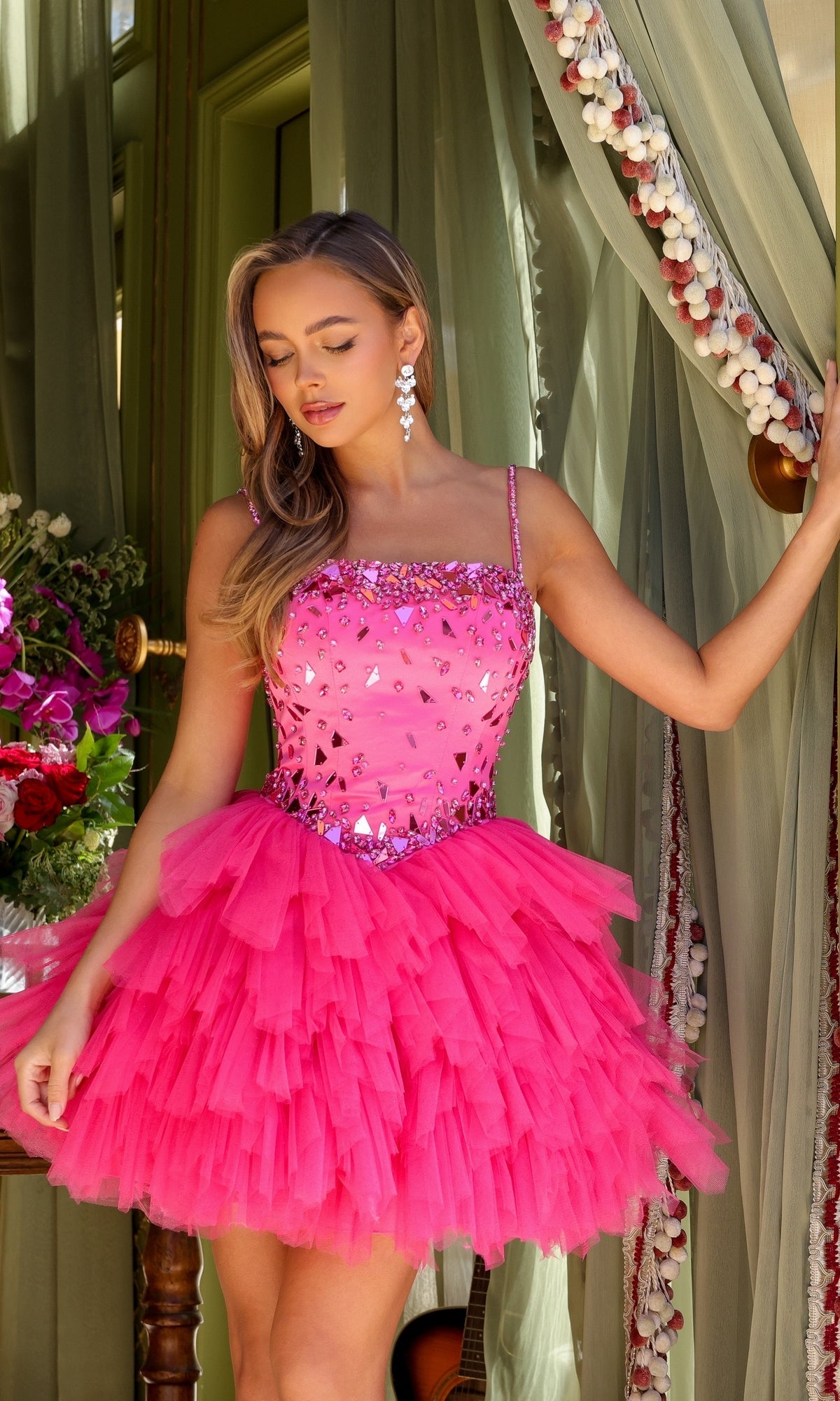  Ava Presley Short Party Dress 29180