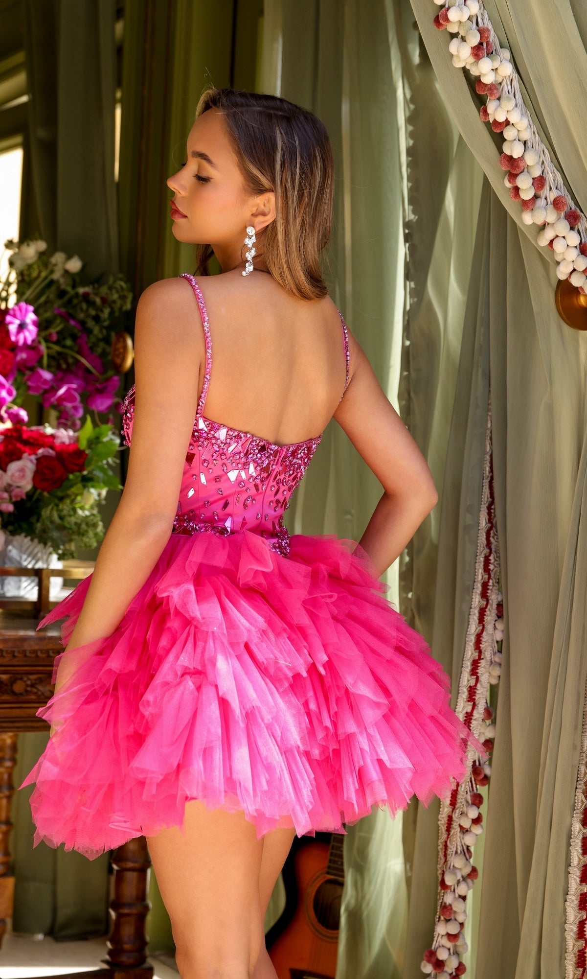  Ava Presley Short Party Dress 29180