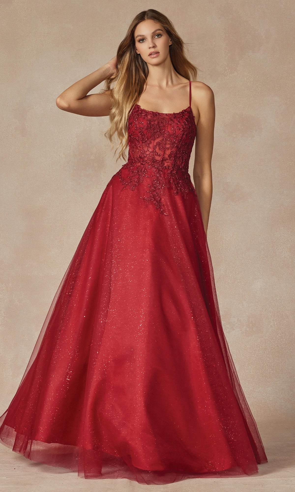Burgundy Juliet Long Formal Dress 295