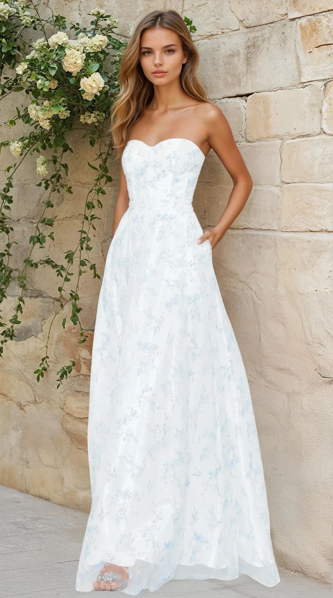 Long Formal Dress 3024bn by Blondie Nites Long Formal Dress 3024bn by Blondie Nites