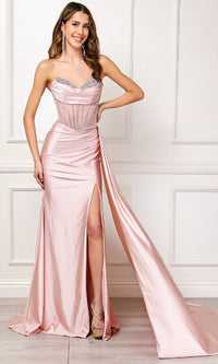 Blush Amelia Couture Long Prom Dress 3099