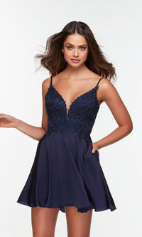  Alyce Short Party Dress 3113 - Image