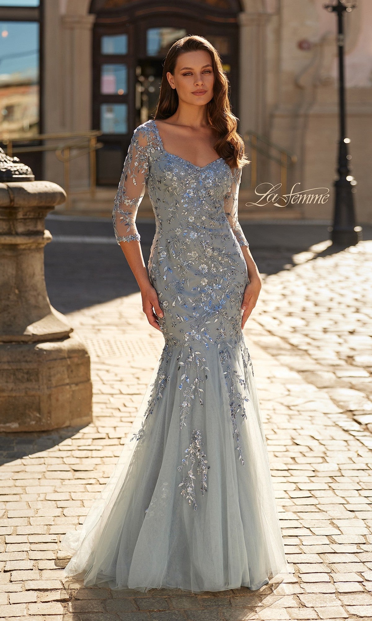 blue dress for baby girl Alex Evenings 81171837 Mother of the Bride A Line Midi Dress – The Dress  Outlet main image 1