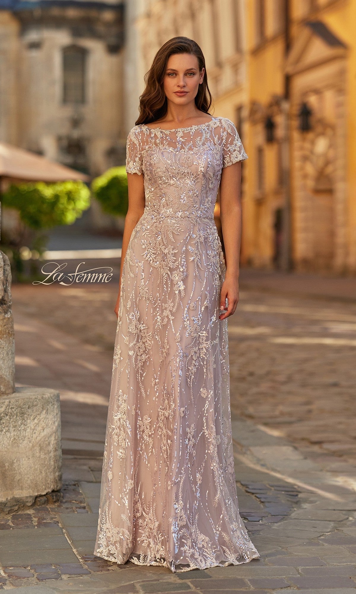Mother of the Bride Dress 31838 by La Femme Light Mauve / 16 Mother of the Bride Dress 31838 by La Femme Light Mauve / 16