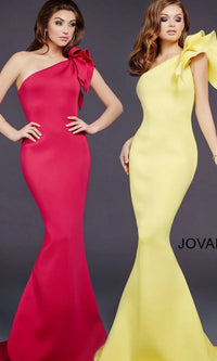 Fuchsia Jovani Long Formal Gown 32602