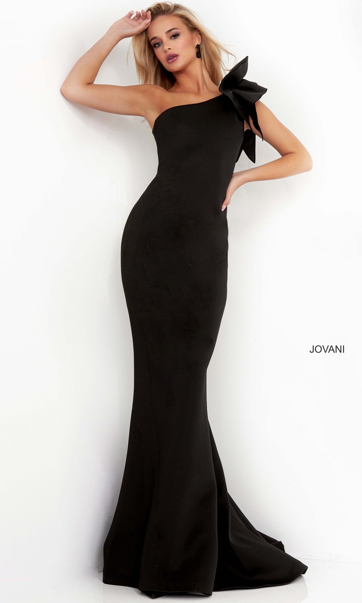 Black Jovani Long Formal Gown 32602