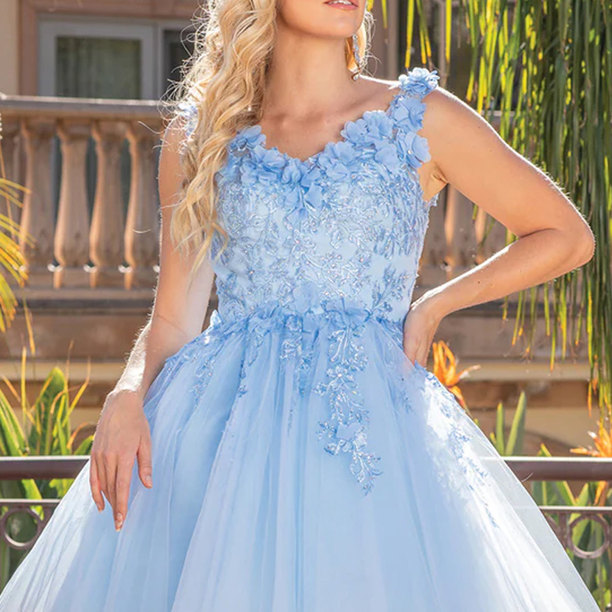 Short Corset Baby Doll Party Dress with Flowers