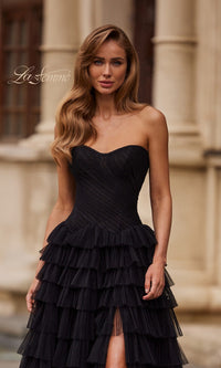 La Femme Long Prom Dress 33202 - Image
