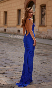 La Femme Long Prom Dress 33302 - Image