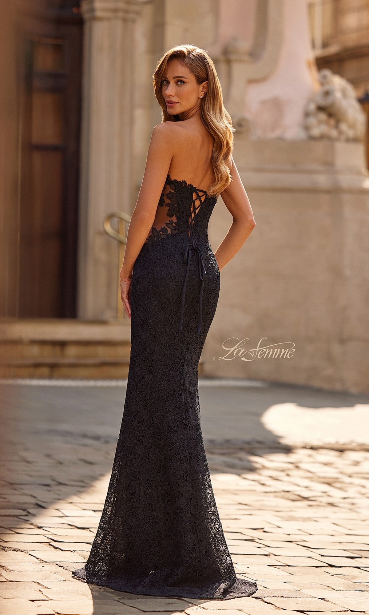 La Femme Long Prom Dress 33316 - Image