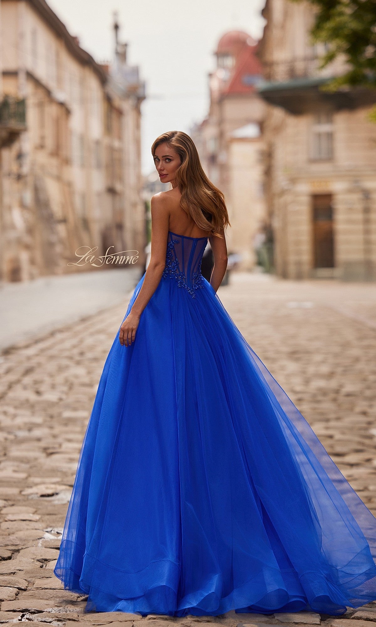 La Femme Long Prom Dress 33363 - Image
