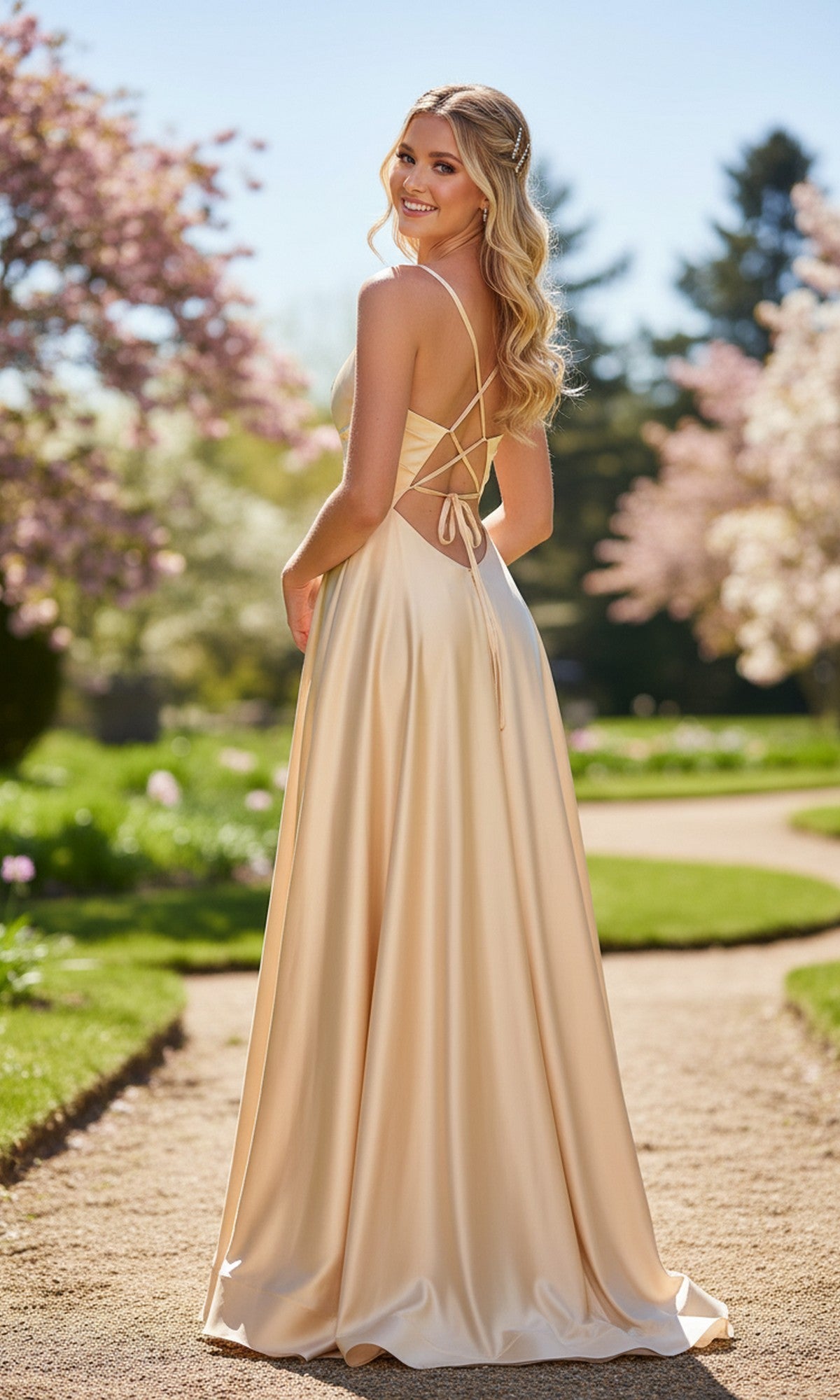 La Femme Long Prom Dress 33373 - Image