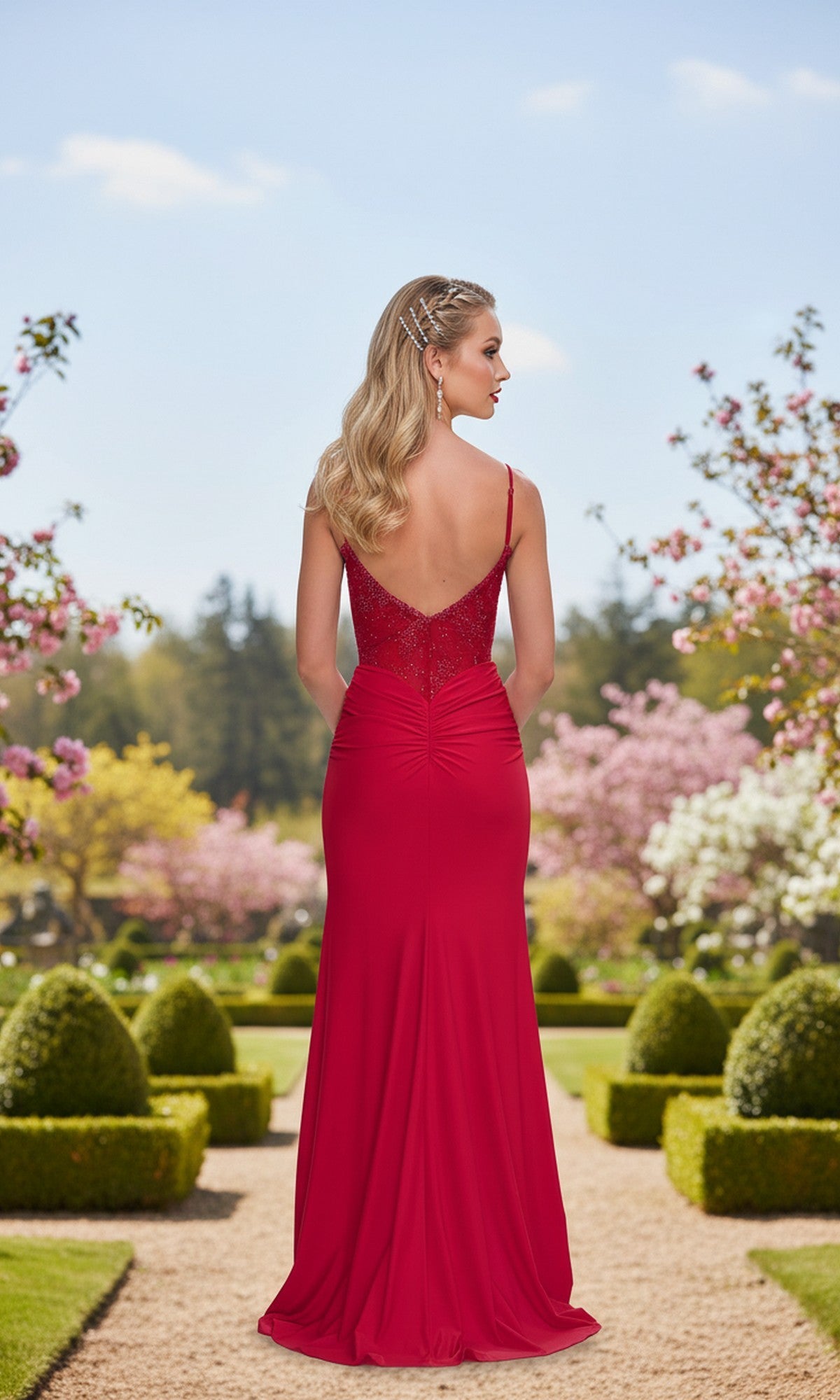 La Femme Long Prom Dress 33395 - Image