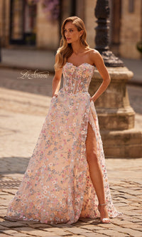 Multi La Femme Long Prom Dress 33409 - Image