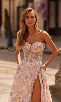La Femme Long Prom Dress 33409 - Image