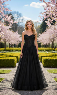 La Femme Long Prom Dress 33410 - Image