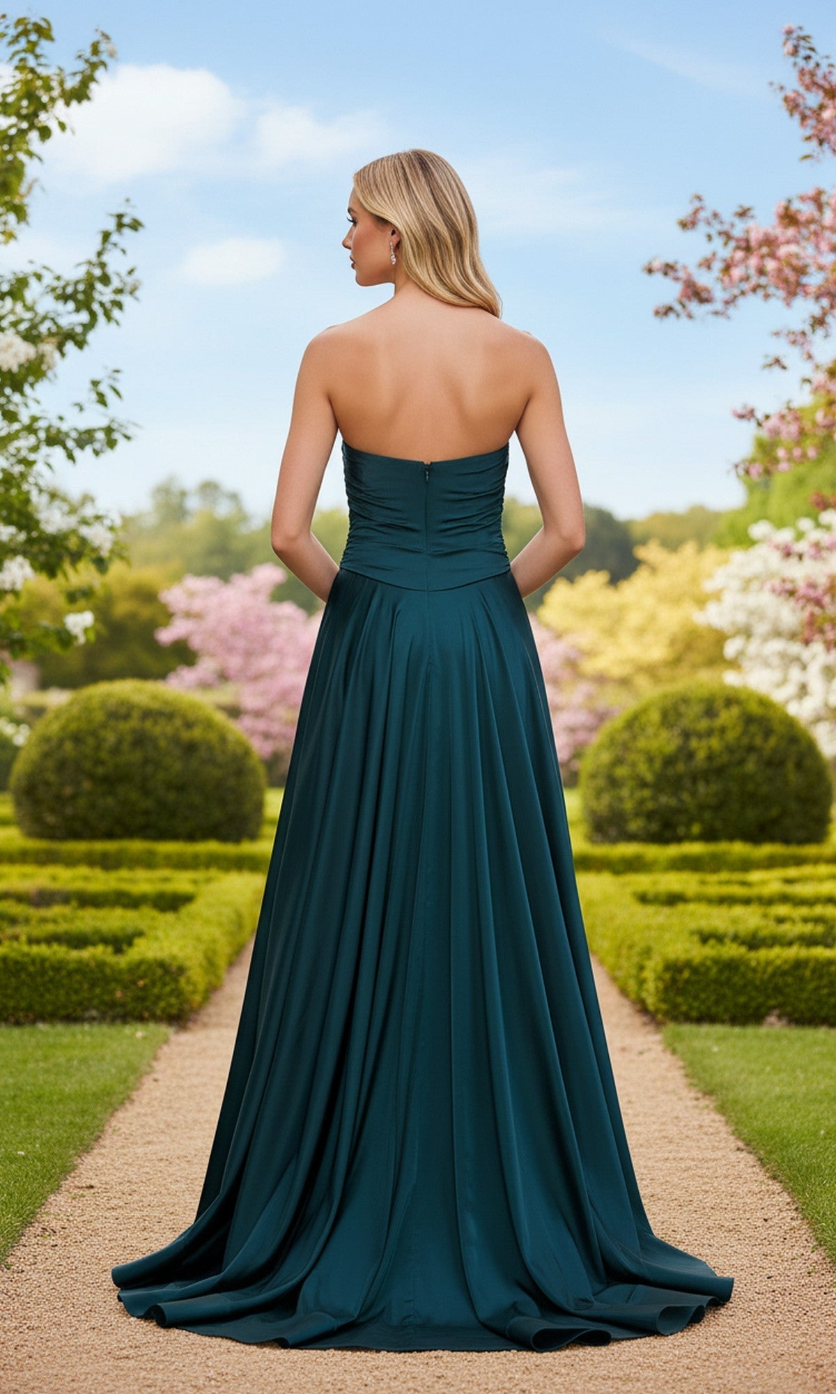 La Femme Long Prom Dress 33417 - Image