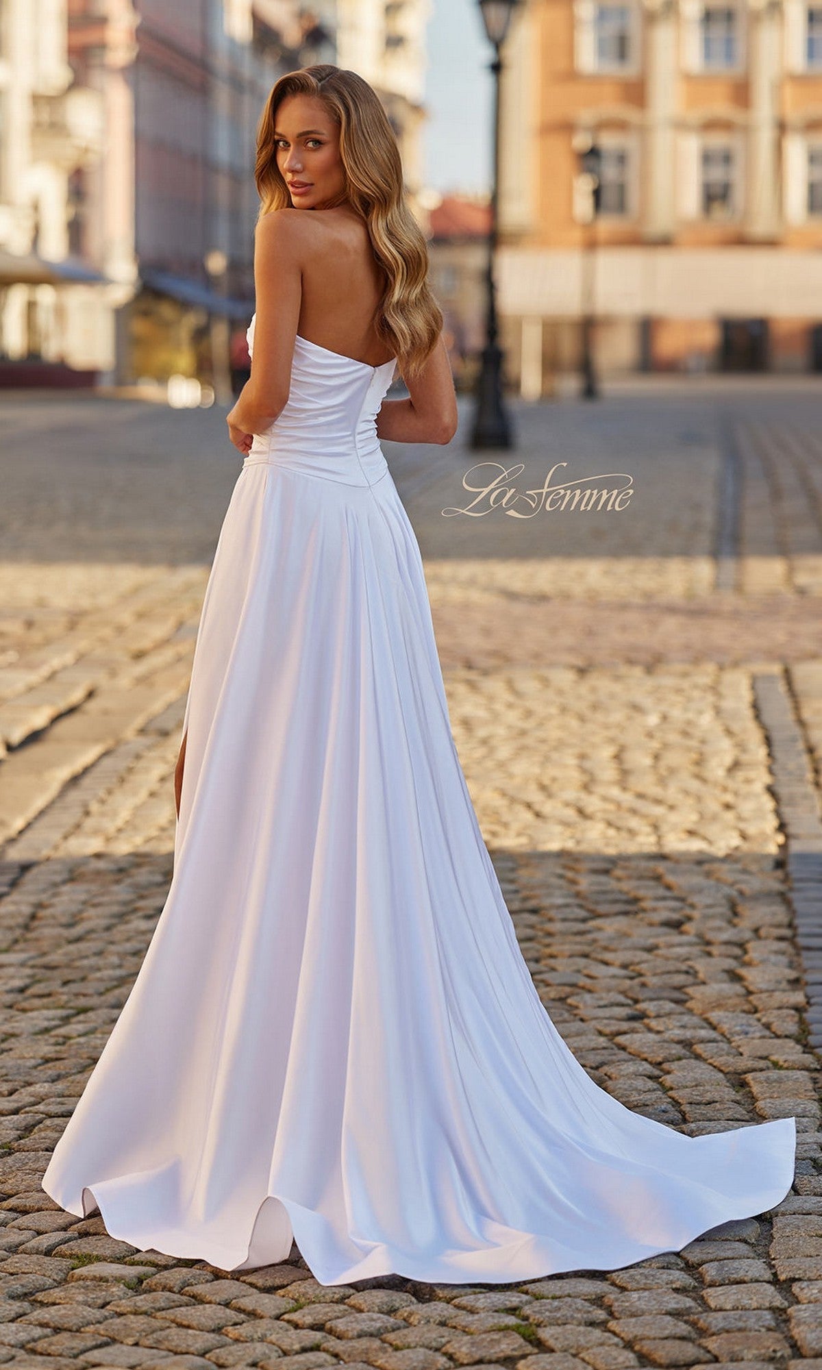 La Femme Long Prom Dress 33417 - Image